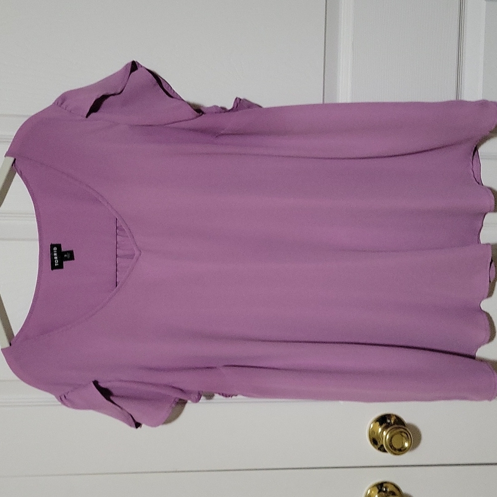 Torrid Purple flutter sleeve